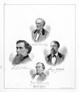 Charles Greenleaf, W.W. O'Brien, Henry W. Wells, George C. Bestor, Peoria County 1873